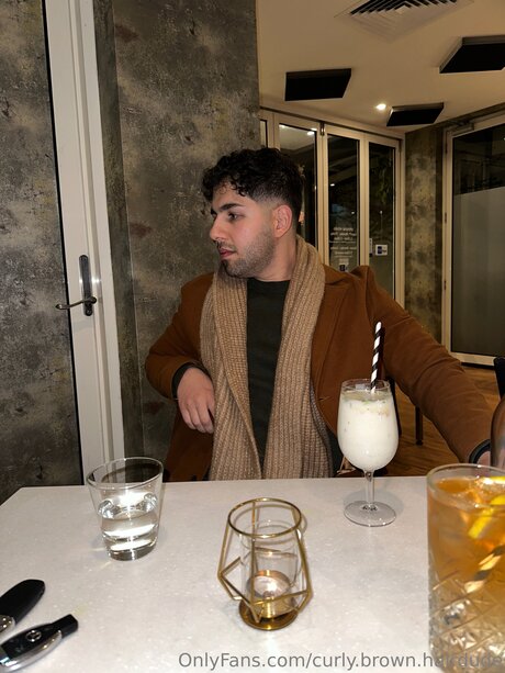 Curly Brown Hairdude