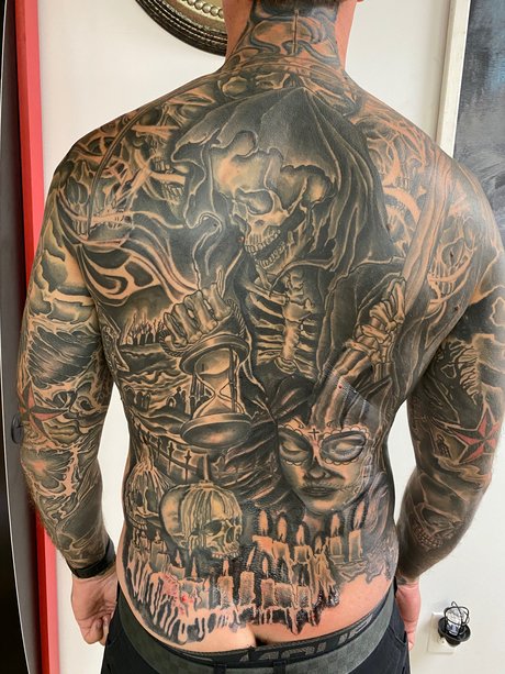 Nacktes geleaktes OnlyFans-Foto von Evil Ink