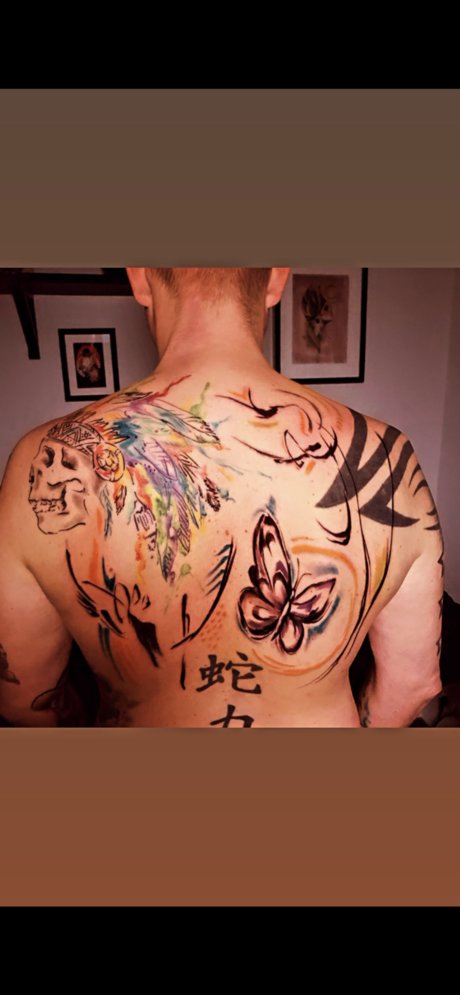 Nacktes geleaktes OnlyFans-Foto von Tattooedguy