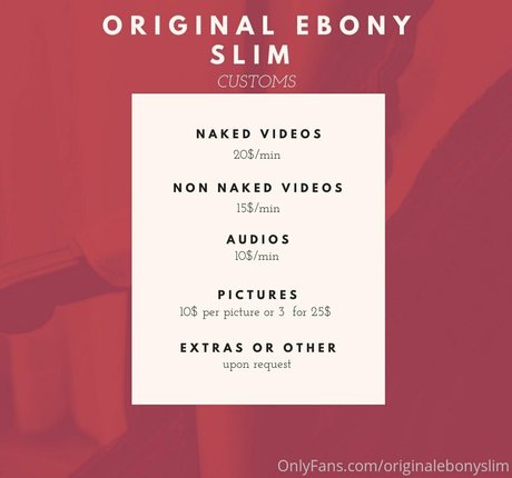 Original Ebony Slim
