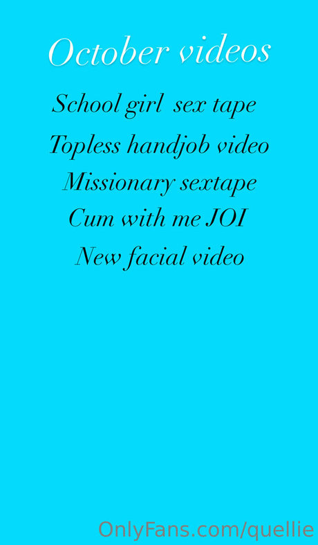 Nacktes geleaktes OnlyFans-Foto von Quellie